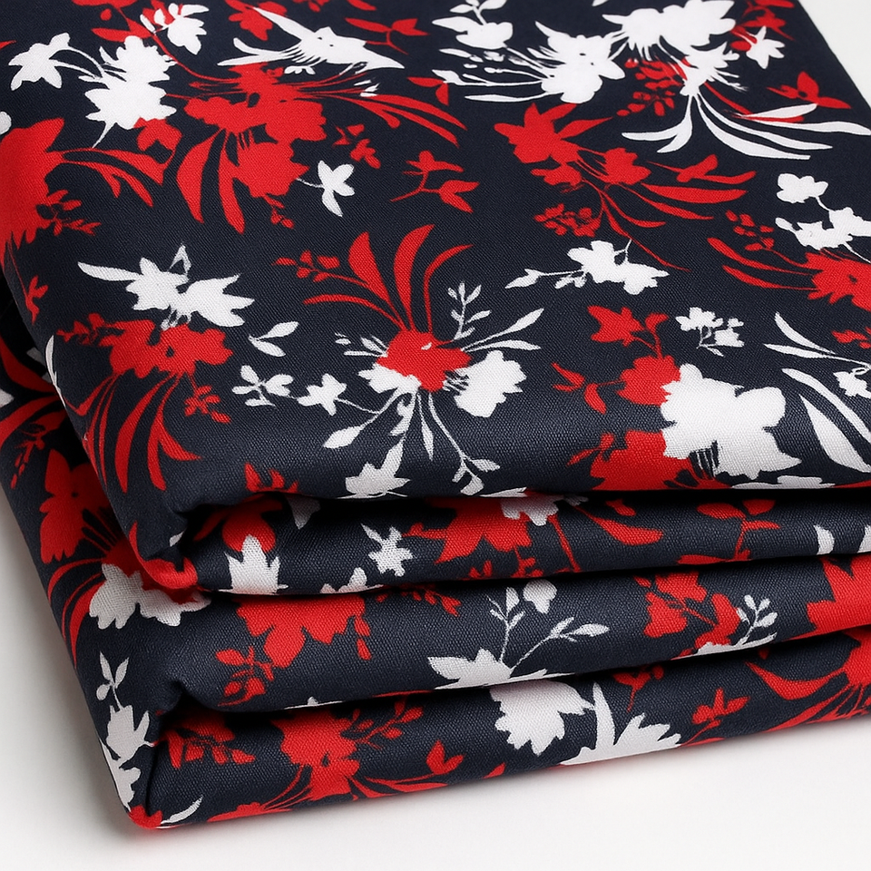 Digital Printed  2 piece Suit Unstitched polo cotton