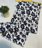 Digital Printed  2 piece Suit Unstitched polo cotton