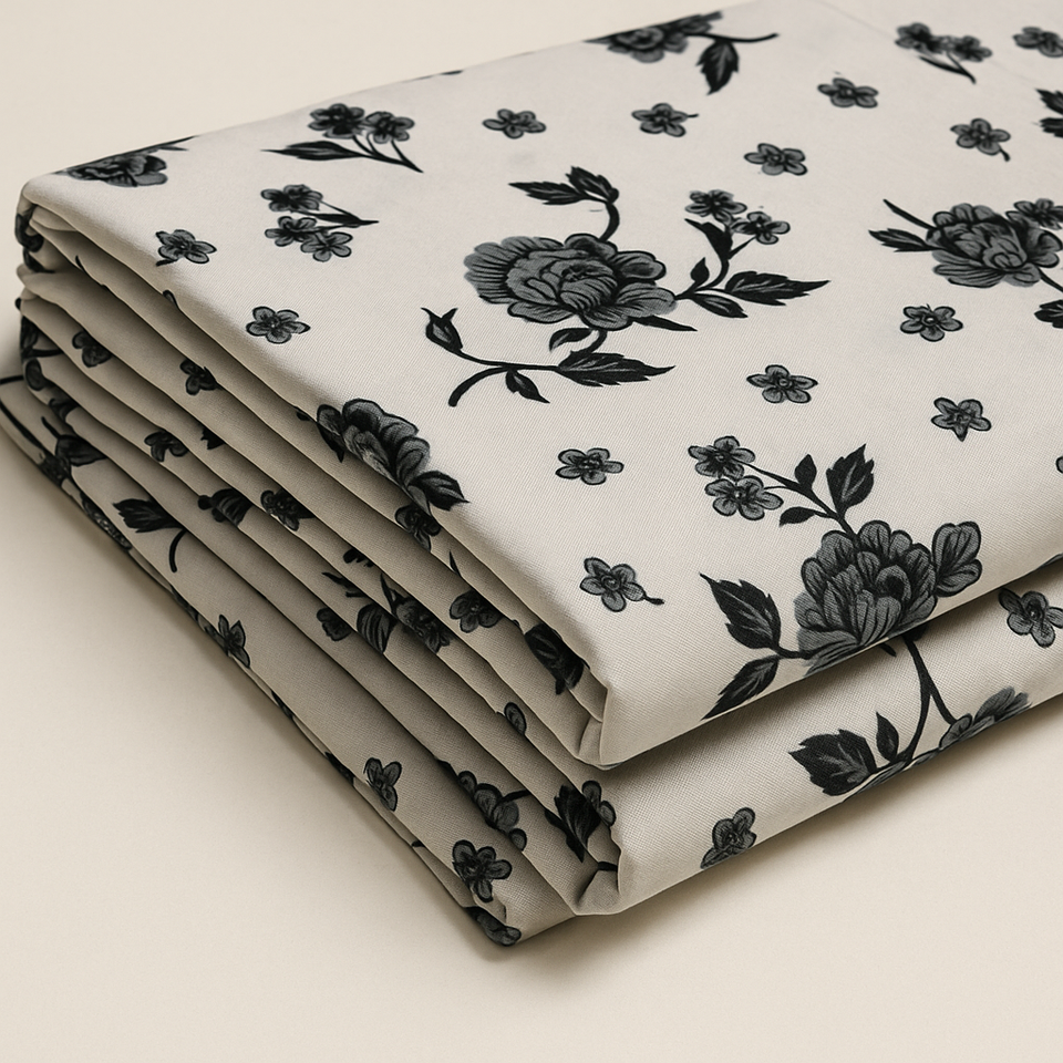 Digital Printed  2 piece Suit Unstitched polo cotton