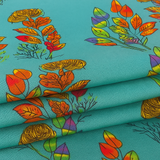 Digital Printed  2 piece Suit Unstitched polo cotton