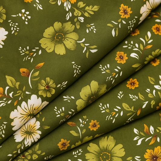 Digital Printed  2 piece Suit Unstitched polo cotton