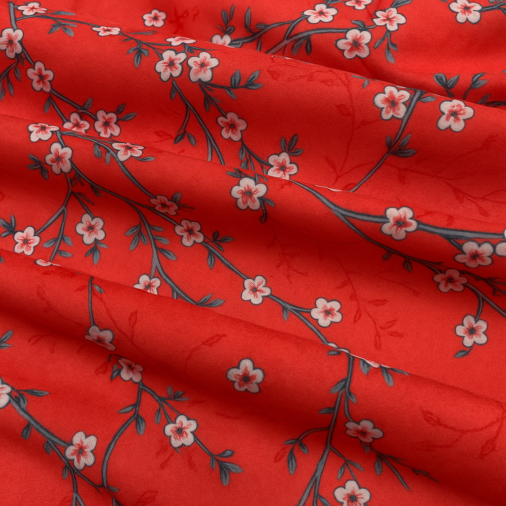 Digital Printed  2 piece Suit Unstitched polo cotton