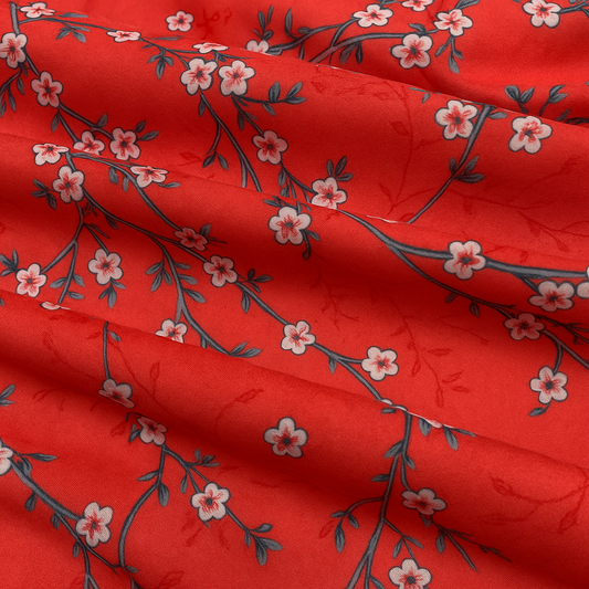 Digital Printed  2 piece Suit Unstitched polo cotton