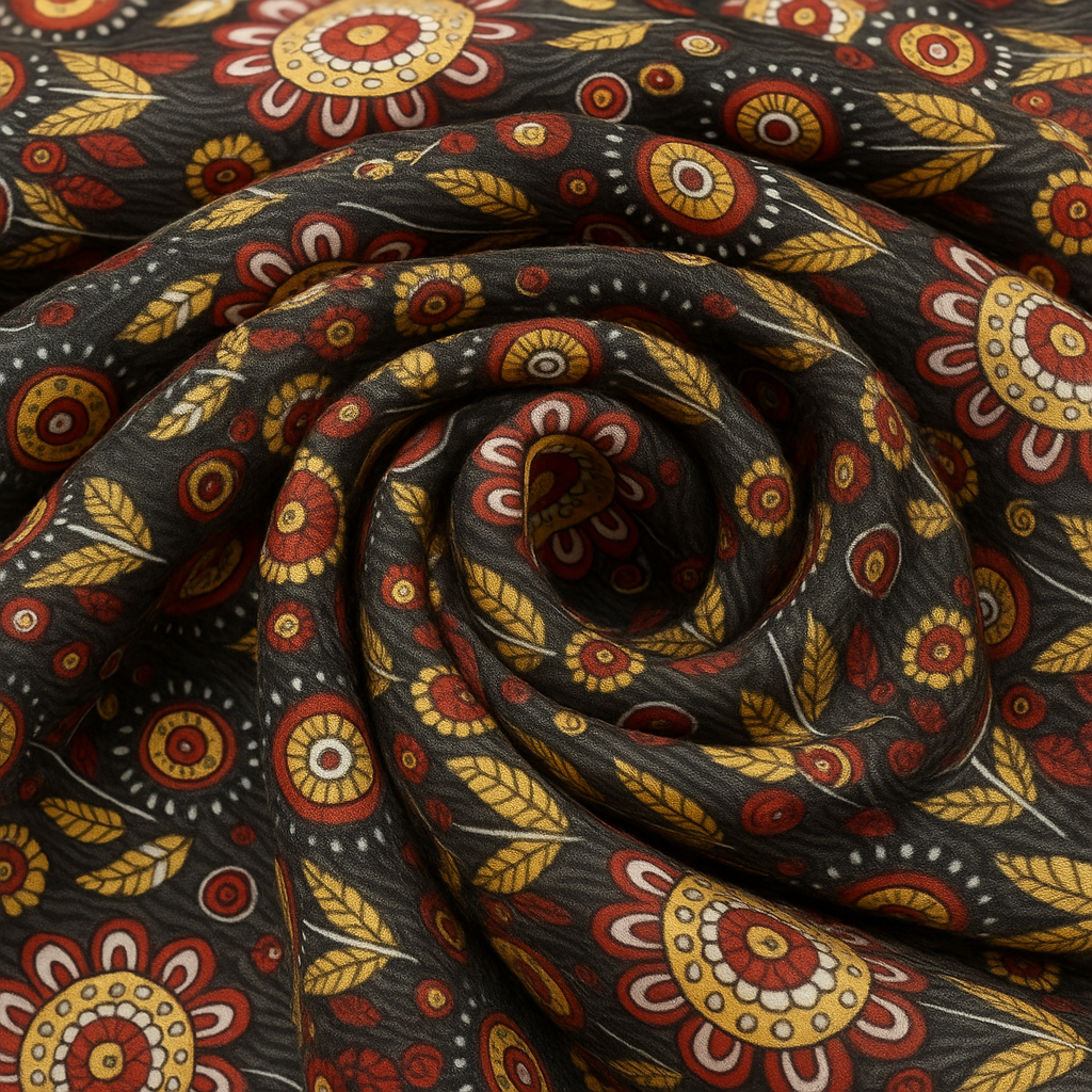 Linen 2 piece Suit Allover Digital Printed