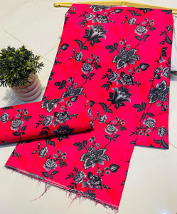 Digital Printed  2 piece Suit Unstitched polo cotton