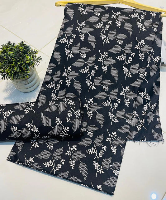 Digital Printed  2 piece Suit Unstitched polo cotton